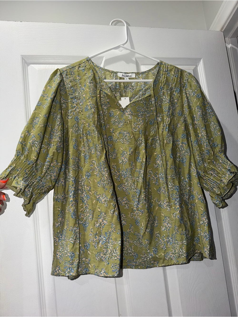 NWT Sam Edelman “Marlie” Floral Blouse Size XL